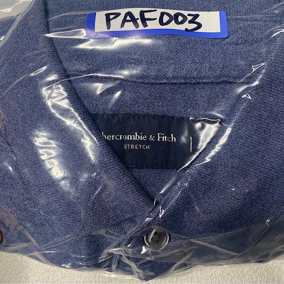 Abercrombie & Fitch Men’s Classic Stretch Vintage Y2K SS Polo Shirt Size (L) - Picture 11 of 13